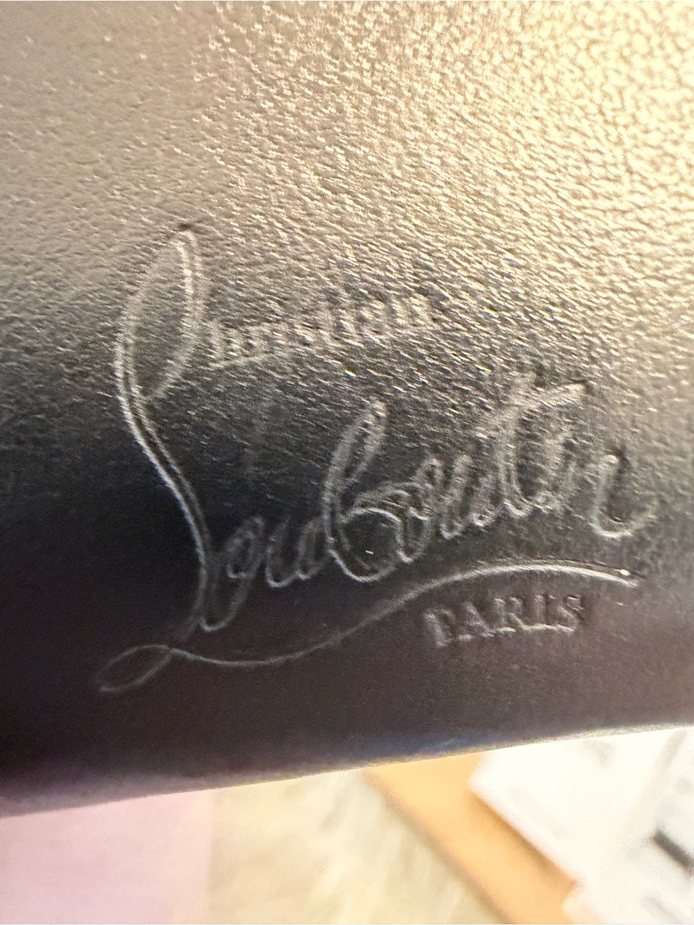Christian Louboutin Silver Logo Keychain Tag - Picture 8 of 8